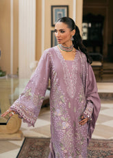 Elaf Luxury Embroidered Karandi 3 Piece Unstitched Suit EF25LW D-EWK-1A LILIQUE